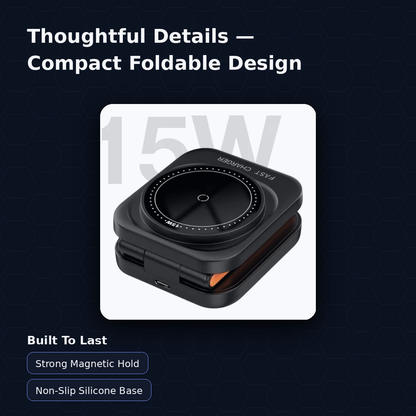 3 in 1 Foldable Magnetic Wireless Charger