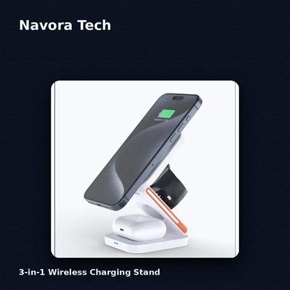 3 in 1 Foldable Magnetic Wireless Charger